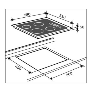 Teka Hl Lux 60 4g Aı Al Döküm Izgara Ankastre Ocak Beyaz - Görsel 2