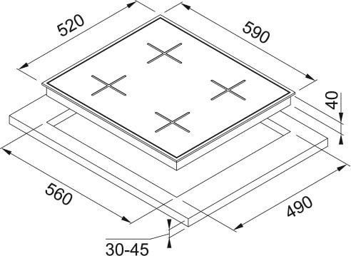 Franke FHNS 604 4G WH C Beyaz Ankastre Ocak