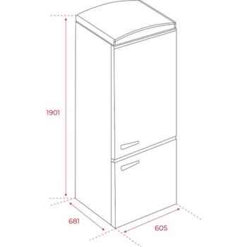 Teka RBF 78615 RTR Retro No Frost Buzdolabı - Görsel 4