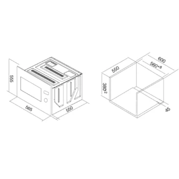 Ukinox Nano-X Siyah Mikrodalga Fırın - Görsel 2