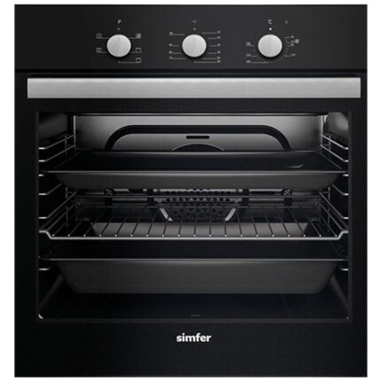 Simfer 7336 Siyah Cam Turbo Fonksiyonlu Ankastre Fırın