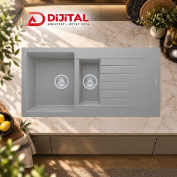 Real Stone P005 Troya 100 Granit Evye Gri 100x50 Cm Tezgah Üstü