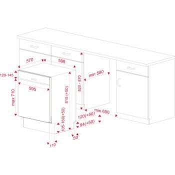 Teka DSI 46750 SS Yarı Ankastre  Bulaşık Makinası - Görsel 5