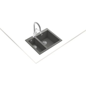 Teka Forsquare 2B 590 TG Gri Granit Mutfak Eviyesi - Görsel 2