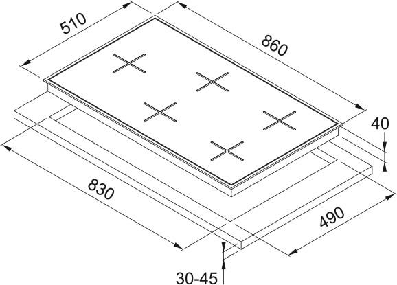 Franke FHNL 905 4G TC XS C Ankastre Ocak