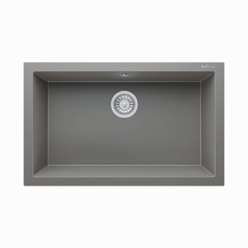 Real Stone Gordion 76 Granit Eviye K013 Gri 77x47,5 cm Tezgah Altı - Görsel 2