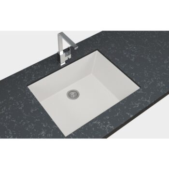 Real Stone K012 Gordion 60 Beyaz Granit Mutfak Eviyesi 60x47.5 cm - Görsel 2