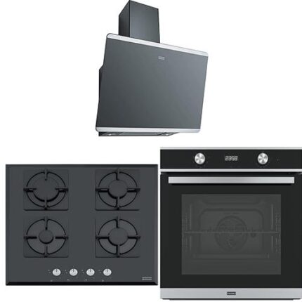 Franke Ankastre Set ( FPJ 615 SS Davlumbaz - FHNS 604 4G BK C Ocak - FSM 86 H XS BK)