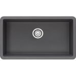 GLGE 70U Antrasit 45x75 Cm Granit Mutfak Eviyesi