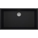 Real Stone K Serisi K013 Eviye Siyah 77x47,5 cm Cm Tezgah Altı