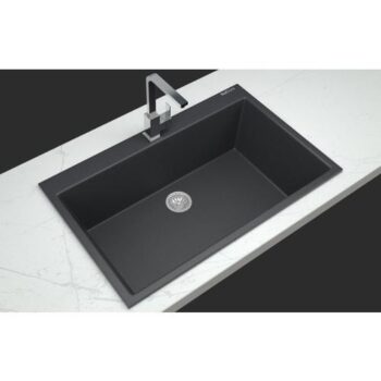 Real Stone Didym 58 K002 Siyah Granit Evye Tezgah Üstü 60x53 Cm - Görsel 2