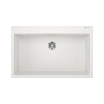 Real Stone K003 Dıdyma 58 Granit Eviye Beyaz 76.5 X 50 Cm Tezgah Üstü