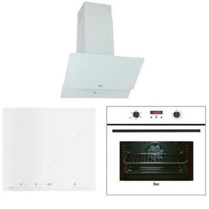 Teka Indüksiyon Ocaklı Beyaz Ankaste Set ( Hak 625 Wh Fırın + Iz 6320 Beyaz Indüksiyonlu Ocak + Atv 60 Beyaz Davlumbaz)