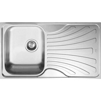 Teka Nerissa 50 Mikro Dekorlu Tezgah Üstü Mutfak Evyesi Sağ Damlalıklı