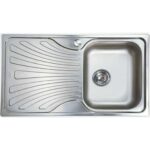 Teka Nerissa 50 M.Dekorlu T.Üstü Mutfak Evyesi Sol Damlalıklı