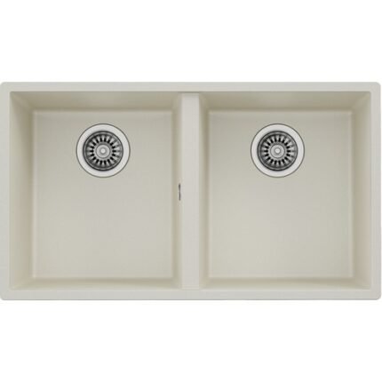 Teka Square 760 TG Çift Hazneli Tezgahaltı Krem Tegranite Eviye