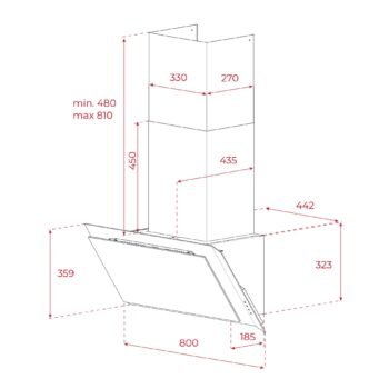 Teka Dvı 88-G1 Eos Bm Siyah Davlumbaz - Görsel 7