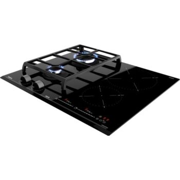 Teka JZC 64322 ABC BK (E4) 60 cm Siyah Camlı İndüksiyonlu + Gazlı Hibrit Ocak - Görsel 3