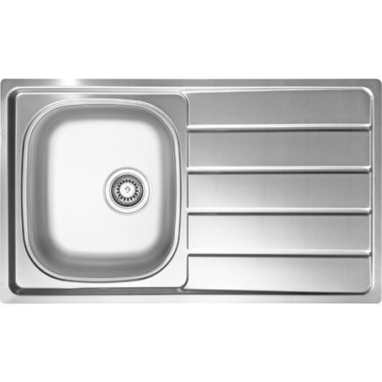 Ukinox Hs 86 Sağ T.Üstü Mikro Dekorlu Mutfak Eviyesi