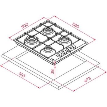 Teka Chef 1 Ankastre Set(Hlx 640-He 715 ss-Df 60) - Görsel 4