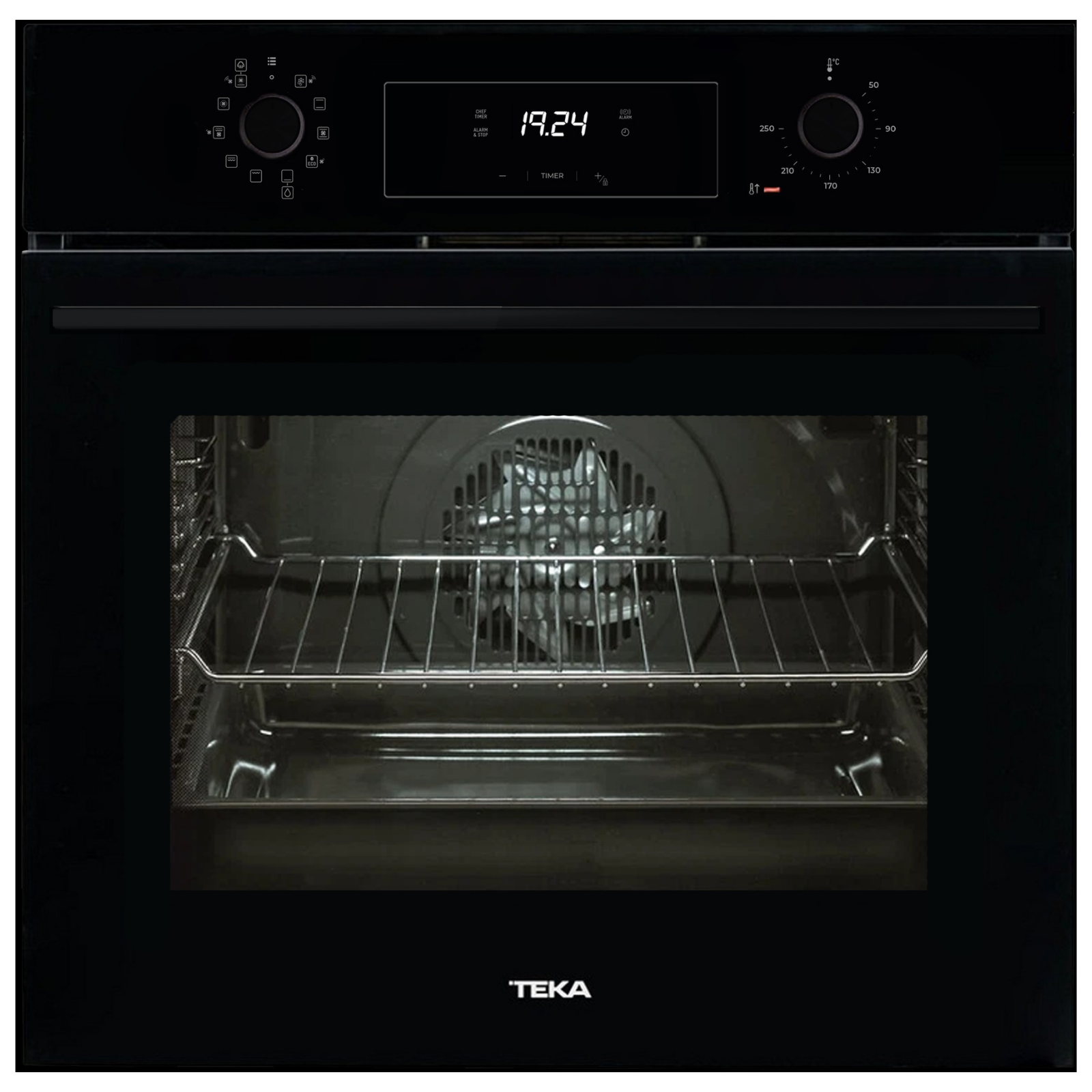 Teka HAK 629 BK AUTOPERFECT Turbo Buhar Destekli Siyah Ankastre Fırın