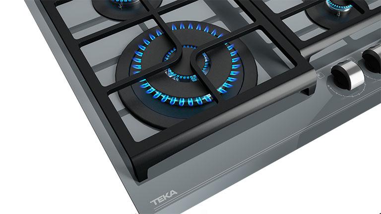 GZC 64320 XB ExactFlame Teknolojili Gri Ankastre Ocak