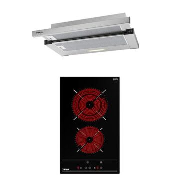 Teka Ankastre Set (TL 6210 Aspiratör+TBC 32010 BK 2 Gözlü Elektrikli Ocak)