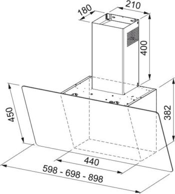 Franke FPJ 615 V WH/SS Beyaz Davlumbaz - Görsel 2