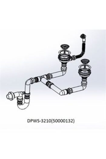 Teka 50000132 Eviye Sifon Takımı Taşımlı 1,5 Gözlü, 2 x 3½" YT - Görsel 2