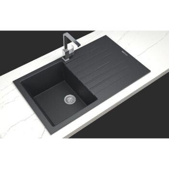 Real Stone P004 Troya 86 Granit Evye Antrasit 86 X 50 Cm Tezgah Üstü - Görsel 2