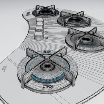 Teka Vr 90 4g Aı Al Tr Kristal Cam Gazlı Ocak Siyah - Görsel 4