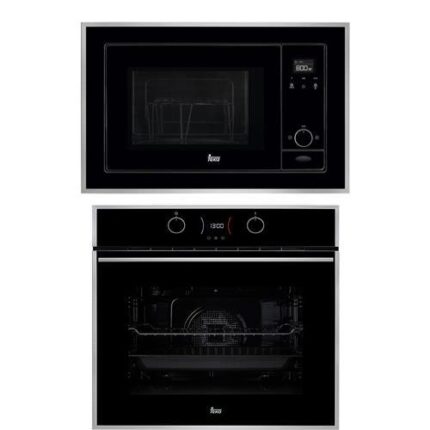 Teka Fırın + Mikrodalga Set ( HLB 840 SS Siyah Fırın + ML 820 Siyah M.Dalga)
