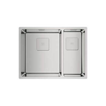 Teka FlexLinea RS15 2B 580 Çift Hazneli Tezgah üstü/altı Paslanmaz Çelik Eviye