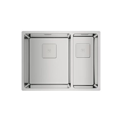 Teka FlexLinea RS15 2B 580 Çift Hazneli Tezgah üstü/altı Paslanmaz Çelik Eviye