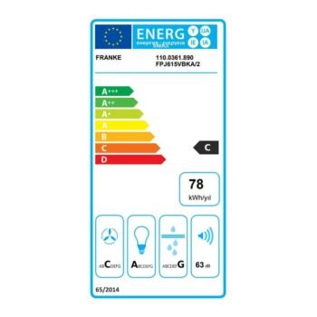Franke Fpj 615 V Bk A Siyah  Davlumbaz - Görsel 3