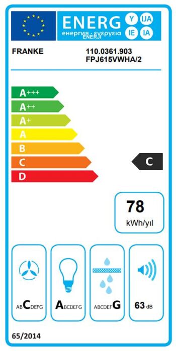 Franke Fpj 615 V Wh A Beyaz Davlumbaz - Görsel 3