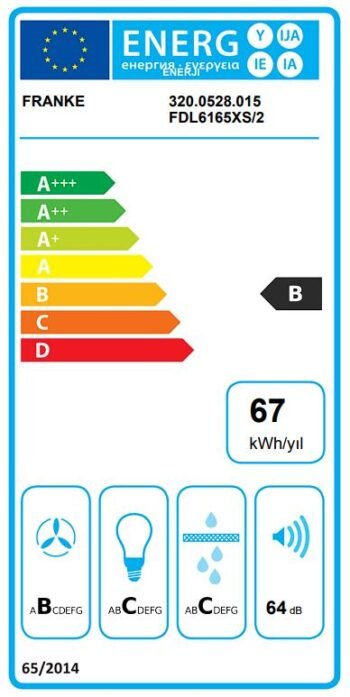 Franke Linfa Fdl 6165 Xs Inox  Davlumbaz - Görsel 3