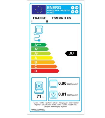 Franke Smart Fsm 86 H Xs Ankastre Frın - Görsel 3
