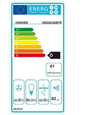 Hoover Hdg9c2gbtk Siyah 90 Cm Davlumbaz - Görsel 4