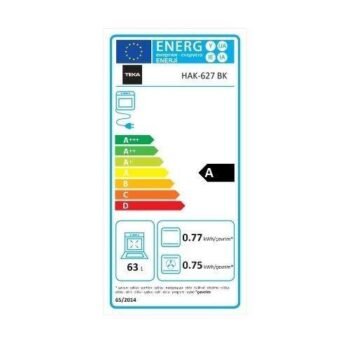 Teka Siyah Ankastre Set ( ATV 90 Davlumbaz + TB 770 Siyah Elektrikli Ocak + Hak 627 BK Siyah Fırın) - Görsel 6