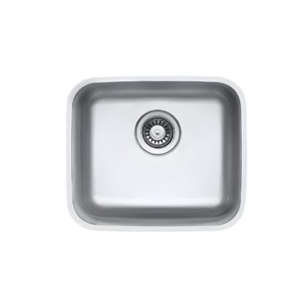 Ukinox DM 360  Düz Tezgahaltı Taşmalı Çelik Mutfak Eviyesi