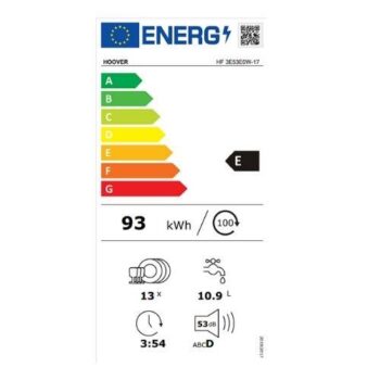 Hoover HF 3E53E0W - 17 5 Programlı Bulaşık Makinesi - Görsel 5