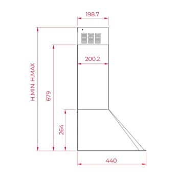 Teka DOS 90.2 AT Antrasit Country Serisi Duvar Tipi Davlumbaz - Görsel 4