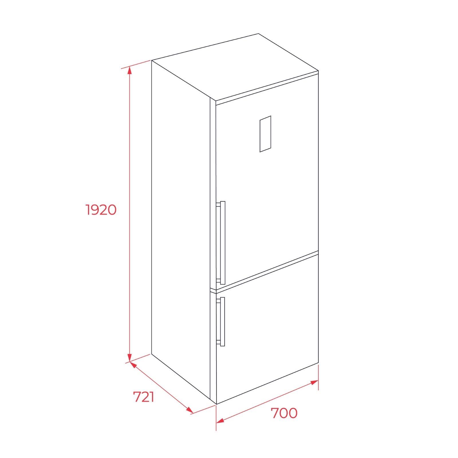 Teka RBF 78725 GWH EU No Frost Beyaz Solo Buzdolabı