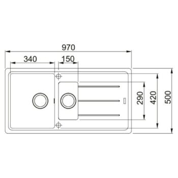 Franke Basis BFG 651 Stone Grey Granit Eviye-Active Plus Doccia 2.0 Batarya Seti - Görsel 5