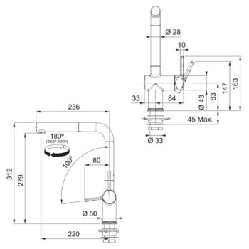 Franke Basis BFG 651 Bianco Granit Eviye-Active Plus Doccia 2.0 Batarya Seti - Görsel 4