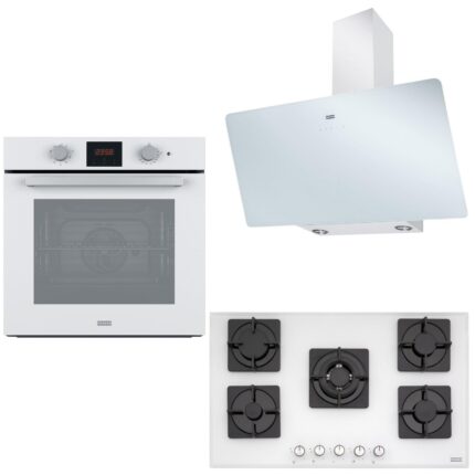 Franke Beyaz Ankastre Set( FPJ 915 V WH A -FSL 86 H WH-FHNS 905 4G TC WH C)