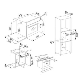 Franke Inox Ankastre Set (FDL 6165 XS-FSL 82 H XS-FHNL 604 4G XS E) - Görsel 5