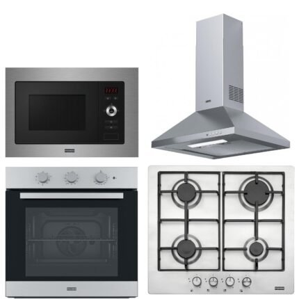 Franke Inox Ankastre Set (FDL 6165 XS-FSL 82 H XS-FHNL 604 4G XS E-FSL 20 MW XS)