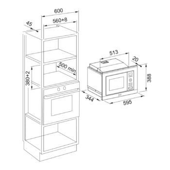 Franke Inox Ankastre Set (FDL 6165 XS-FSL 82 H XS-FHNL 604 4G XS E-FSL 20 MW XS) - Görsel 5